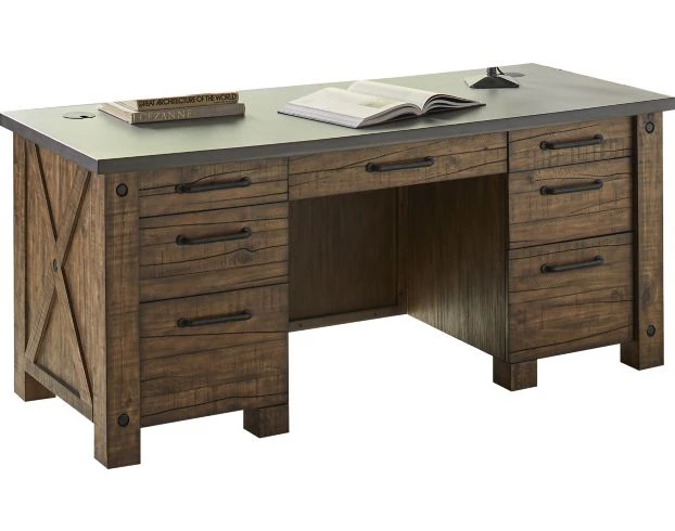 Martin Furniture Jasper Double Pedestal Desk 3 Martin Furniture Jasper Double Pedestal Desk - Image 3