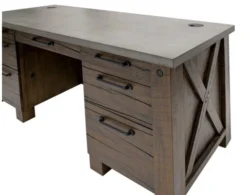 Martin Furniture Jasper Double Pedestal Desk 20 Martin Furniture Jasper Double Pedestal Desk -Ashley MART592015 E