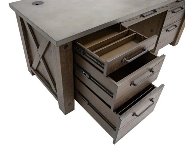 Martin Furniture Jasper Double Pedestal Desk 7 Martin Furniture Jasper Double Pedestal Desk - Image 7