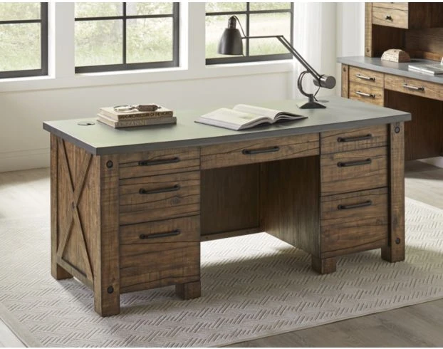 Martin Furniture Jasper Double Pedestal Desk 12 Martin Furniture Jasper Double Pedestal Desk - Image 12