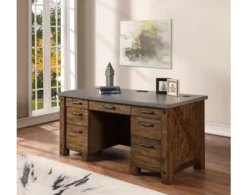 Martin Furniture Jasper Double Pedestal Desk 28 Martin Furniture Jasper Double Pedestal Desk -Ashley MART592015 M