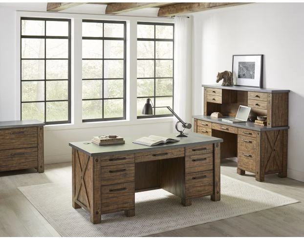 Martin Furniture Jasper Double Pedestal Desk 14 Martin Furniture Jasper Double Pedestal Desk - Image 14