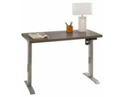 Martin Furniture IMLD Gray Sit And Stand Desk
