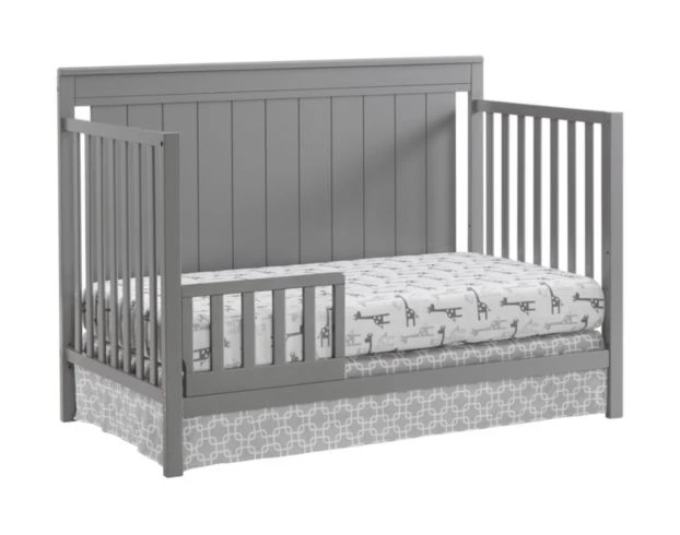 M Design Village Lazio Dove Gray Convertible Crib 3 M Design Village Lazio Dove Gray Convertible Crib - Image 3