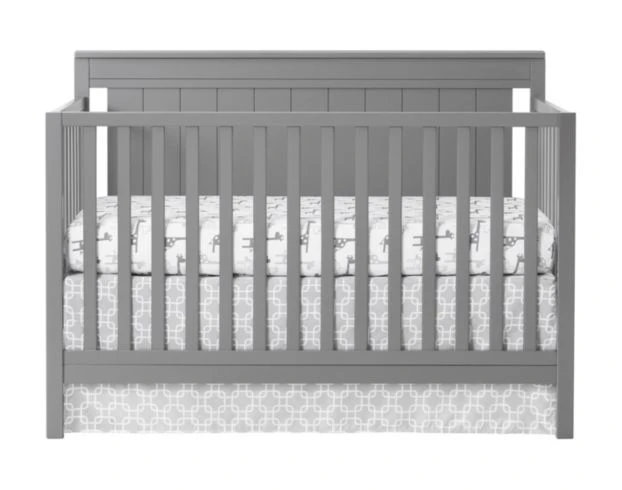 M Design Village Lazio Dove Gray Convertible Crib 5 M Design Village Lazio Dove Gray Convertible Crib - Image 5