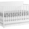 M Design Village Lazio White Convertible Crib