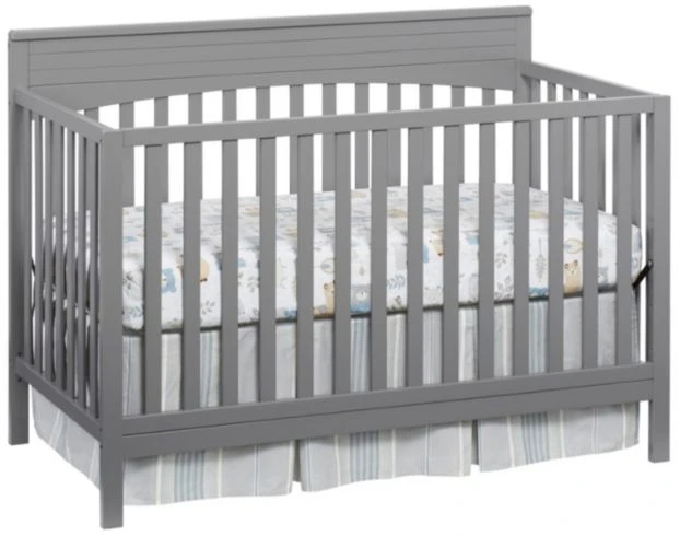 M Design Village Harper Dove Gray Convertible 4-in-1 Crib 1 M Design Village Harper Dove Gray Convertible 4-in-1 Crib