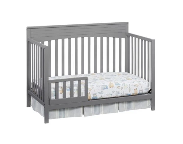 M Design Village Harper Dove Gray Convertible 4-in-1 Crib 3 M Design Village Harper Dove Gray Convertible 4-in-1 Crib - Image 3