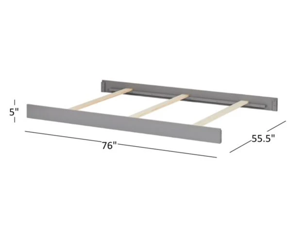 M Design Village Harper Dove Gray Full Bed Conversion Kit 4 M Design Village Harper Dove Gray Full Bed Conversion Kit - Image 4