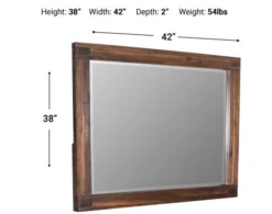 Modus Furniture Meadow Brown Queen Bedroom Set -Ashley MOFU41678 X3