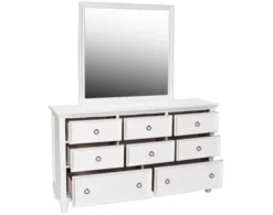 New Classic Tamarack White Dresser -Ashley NCLA485796 C