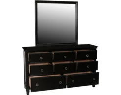New Classic Tamarack Black Dresser -Ashley NCLA485953 C