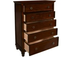 New Classic Tamarack Brown Cherry Chest -Ashley NCLA486085 C