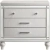 New Classic Valentino White Nightstand
