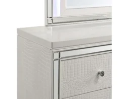 New Classic Valentino Whtie Dresser With Mirror 7 New Classic Valentino Whtie Dresser With Mirror -Ashley NCLA505894 C