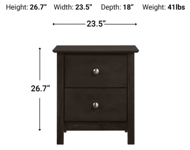 New Classic Aries Nightstand 8 New Classic Aries Nightstand - Image 8