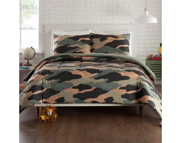 Peking Handicraft Camo 2-Piece Twin Comforter Set 1 Peking Handicraft Camo 2-Piece Twin Comforter Set
