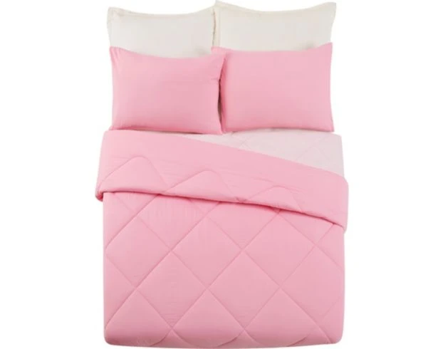 Peking Handicraft Urban Playground Pink 3-Piece Twin Comforter 2 Peking Handicraft Urban Playground Pink 3-Piece Twin Comforter - Image 2