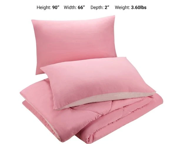 Peking Handicraft Urban Playground Pink 3-Piece Twin Comforter 5 Peking Handicraft Urban Playground Pink 3-Piece Twin Comforter - Image 5
