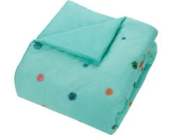 Peking Handicraft Pom Pom 5-Piece Full/Queen Comforter