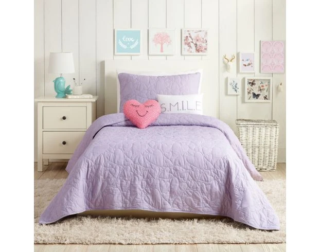 Peking Handicraft Heart 5-Piece Full/Queen Quilt 4 Peking Handicraft Heart 5-Piece Full/Queen Quilt - Image 4
