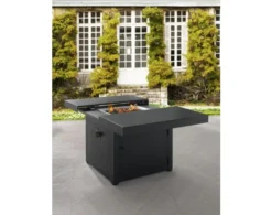 Plank & Hide Black Fire Pit -Ashley PLHI3496351 H
