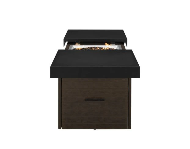 Plank & Hide Black Rectangular Slide Top Fire Pit 6 Plank & Hide Black Rectangular Slide Top Fire Pit - Image 6