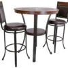 Powell Franklin Brown 3-Piece Pub Set