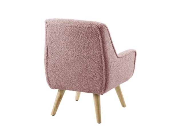 Powell Trellis Pink Kids Sherpa Chair 2 Powell Trellis Pink Kids Sherpa Chair - Image 2