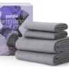 Purple Stormy Grey King/California King SoftStretch Sheet