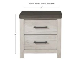 Samuel Lawrence Riverwood Nightstand -Ashley SAML671716 X