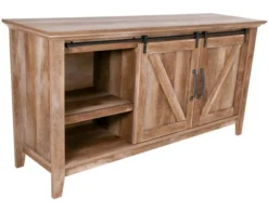 Sauder Dakota Pass Barn Door Credenza -Ashley SAUD386522 C