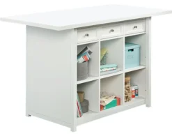 Sauder Craft Pro White Work Table