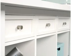 Sauder Craft Pro White Work Table 11 Sauder Craft Pro White Work Table -Ashley SAUD465447 D