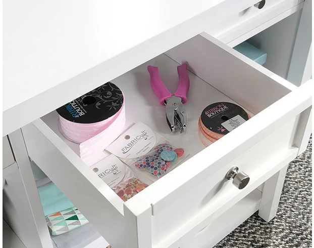 Sauder Craft Pro White Work Table 5 Sauder Craft Pro White Work Table - Image 5