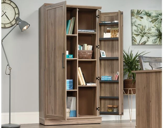 Sauder HomePlus Salt Oak Storage Cabinet 2 Sauder HomePlus Salt Oak Storage Cabinet - Image 2