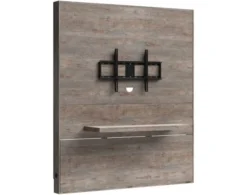 Sauder Steel River Entertainment Wall