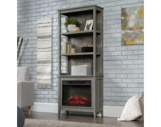 Sauder Select Display Bookshelf With Fireplace 2 Sauder Select Display Bookshelf With Fireplace - Image 2