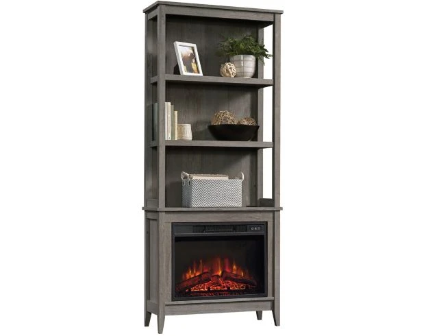 Sauder Select Display Bookshelf With Fireplace 3 Sauder Select Display Bookshelf With Fireplace - Image 3