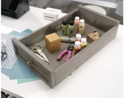 Sauder Craft Pro Oak Work Table -Ashley SAUD692952 F