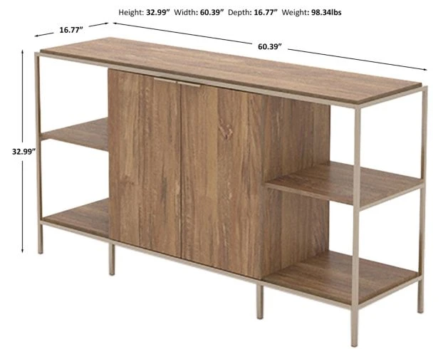 Sauder International Lux Credenza 6 Sauder International Lux Credenza - Image 6