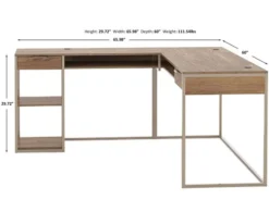 Sauder International Lux Desk -Ashley SAUD697082 X