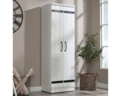 Sauder Home Plus White Storage Pantry 14 Sauder Home Plus White Storage Pantry -Ashley SAUD712892 C