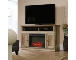 Sauder Cannery Media Fireplace With Console -Ashley SAUD717185 C