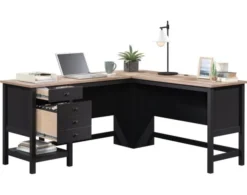 Sauder Cottage Road Black Corner Desk -Ashley SAUD729201 C