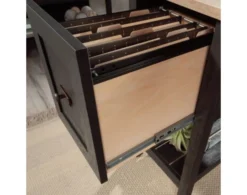 Sauder Cottage Road Black Desk -Ashley SAUD729203 H