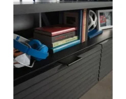 Sauder Harvey Park Grand Raven Oak Entertainment Credenza -Ashley SAUD731028 E