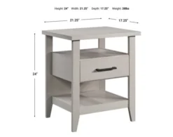 Sauder Summit Station Nightstand -Ashley SAUD746357 X