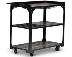 Steve Silver Sherlock Bar Cart -Ashley STEV587885 C