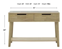 Steve Silver Calgary Sofa Table -Ashley STEV721737 X